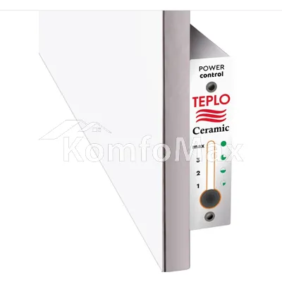 Електрична рушникосушарка TEPLOCeramic керамічна TCMT-T 400 903х603х17 білий