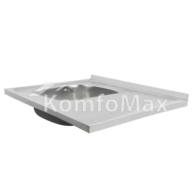 Мийка кухонна накладна VENTA VM8066LS 0,6мм. L 800х600мм. сатин