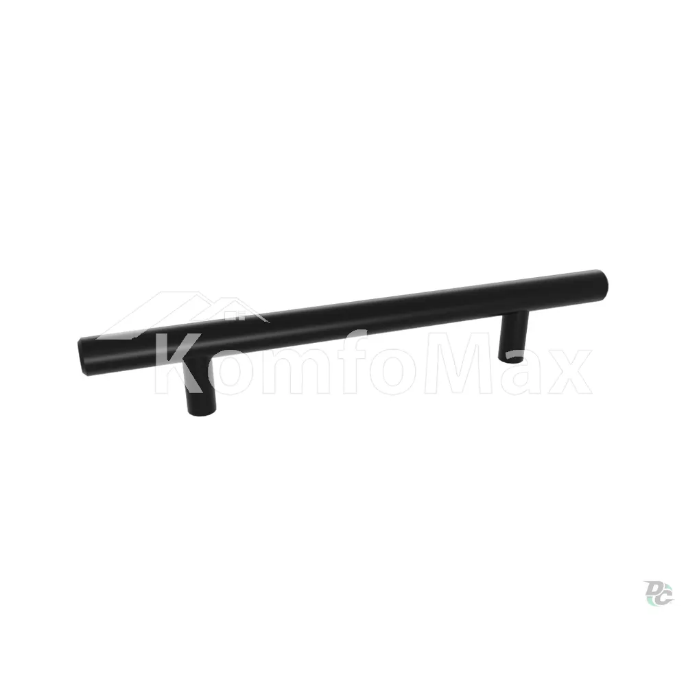 Ручка меблева DS рейлінгова DR 11/096 SS BLK 122098 ЄвроЛайн 96мм. чорний 