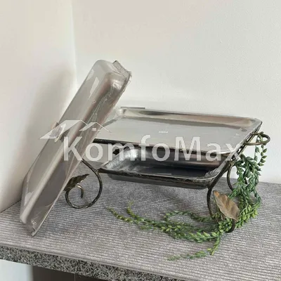 Садж для м'яса прямокутний Виноград 45х35см