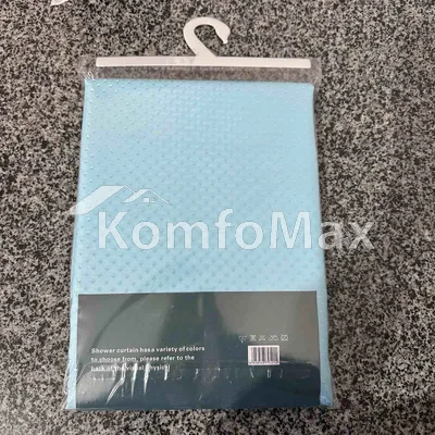 Шторка для ванної Shower curtain 180х180см бірюзовий