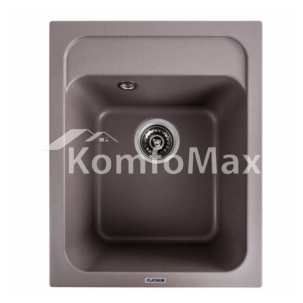 Гранітна мийка для кухні Platinum 4050 KORRADO матова Дюна 