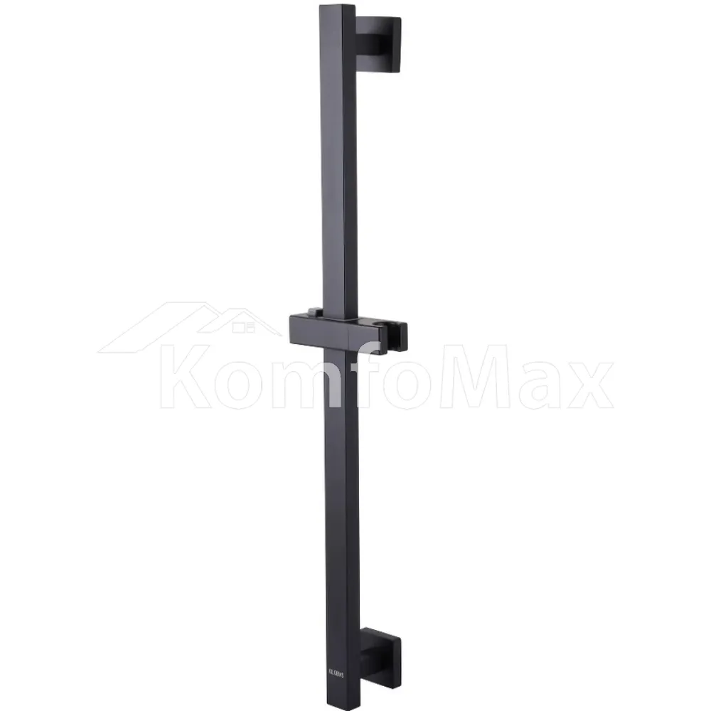 Душова стійка Globus Lux GLOBVS-1108BB SUS304 L-650мм. чорна матова 