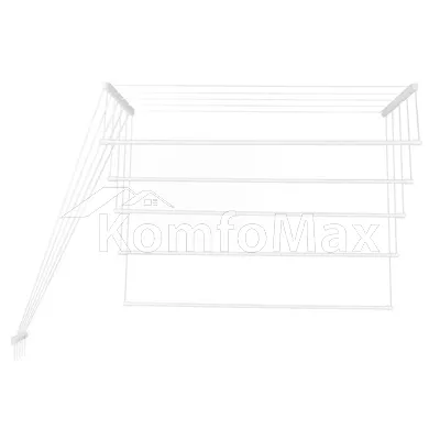 Сушарка стельова для білизни Laundry TRL-180-D5 5 прутів 1,8м.
