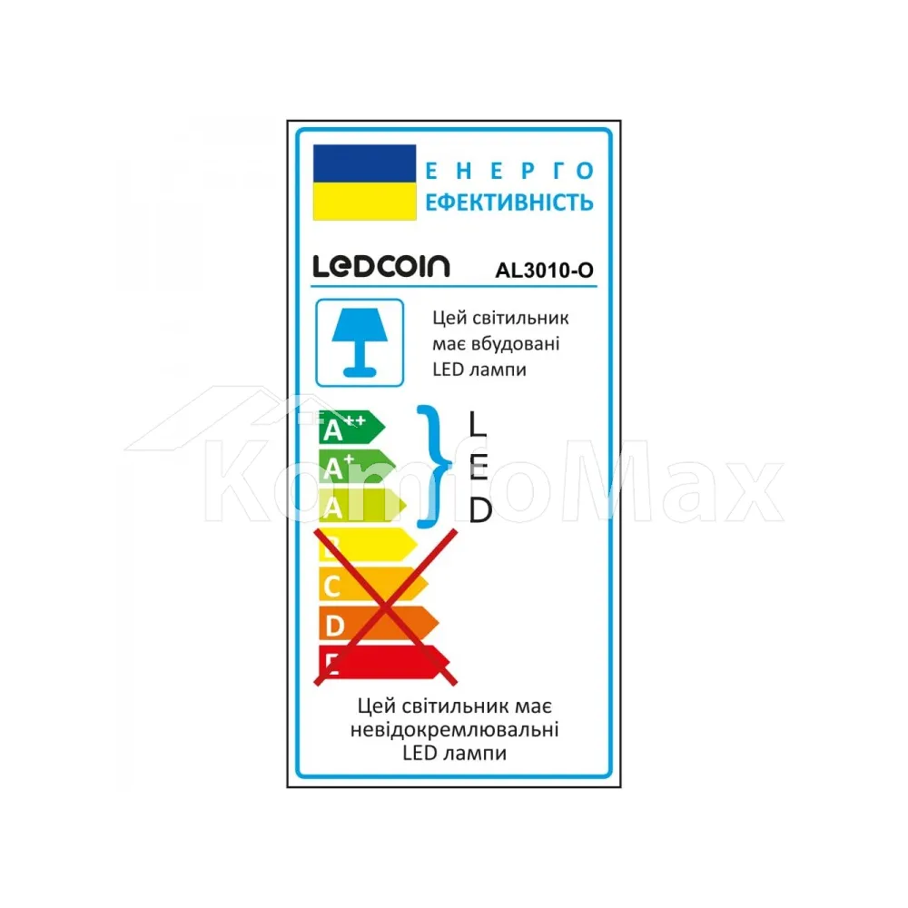 Світлодіодний накладний світильник Ledcoin AL3010-R 24Вт 2160Лм 6500К білий  - фото 3