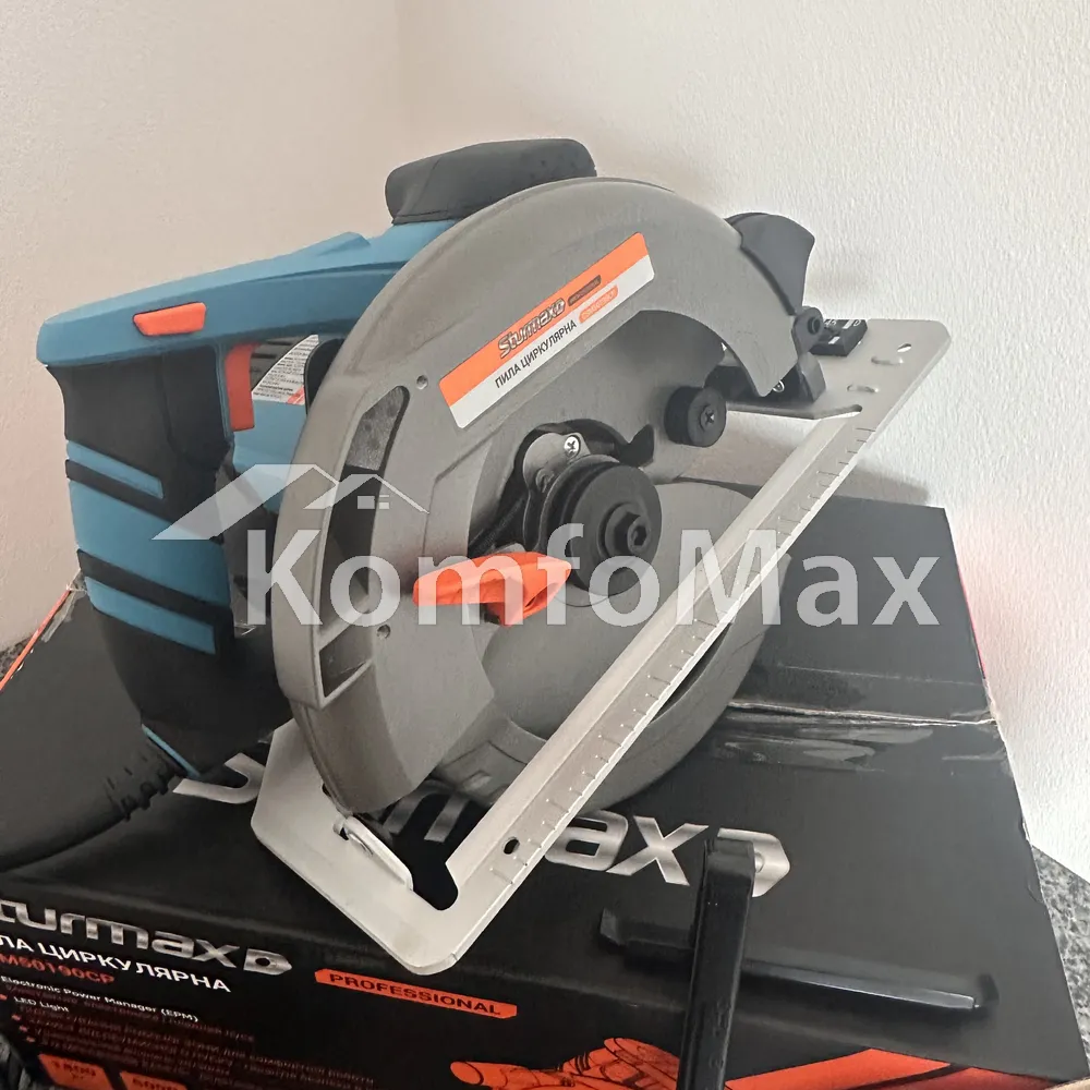 Пила циркулярна Sturmax CSM50190CP 1800Вт 190мм  - фото 2