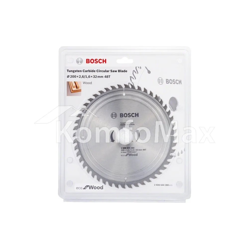 Диск пиляльний Bosch Eco WO 200x32 48T  - фото 1