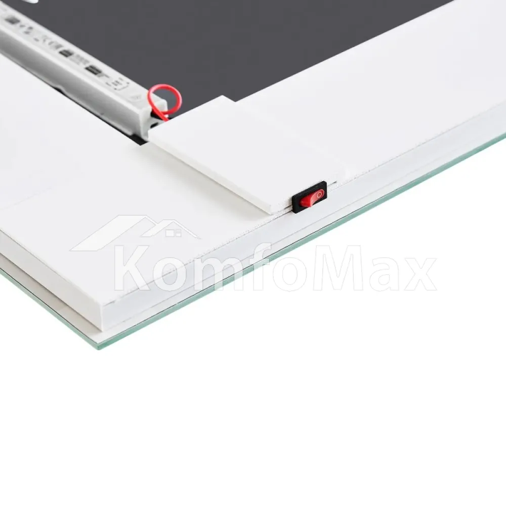 Дзеркало LED UNIO MRR-04 SQR-RA-H 600x800 mm.  - фото 3
