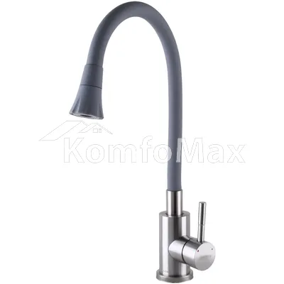 Змішувач для кухні Globus Lux ALPEN SBT1-203SA-G03, сірий