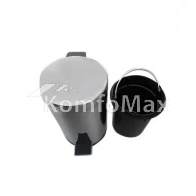 Відро для сміття з педаллю Frap F703 12л. хром