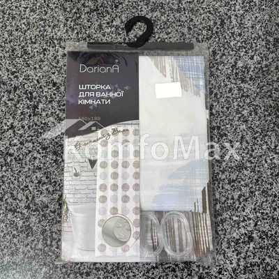Шторка для ванної Dariana RP-2436-2 180х180см