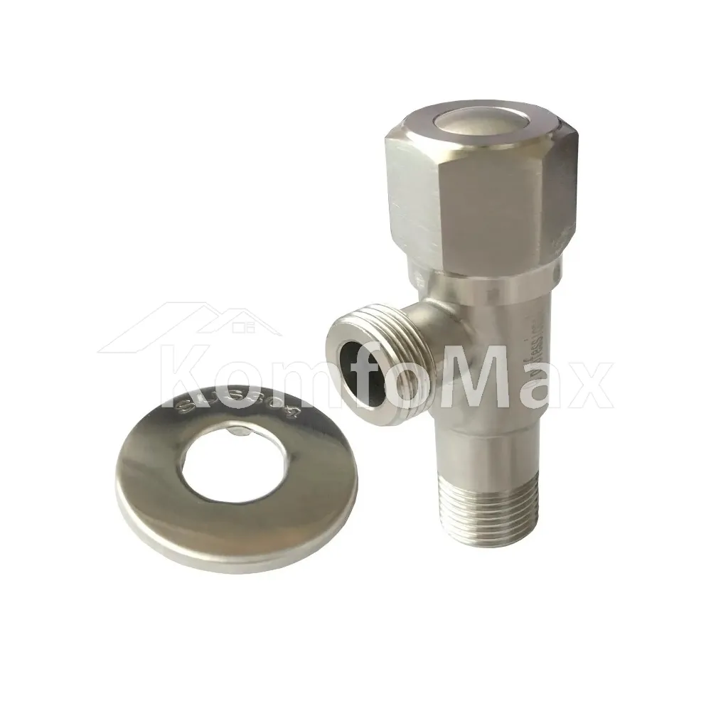 Кран вентильний кутовий Professional 1/2″X1/2″ NV-QP888  - фото 1
