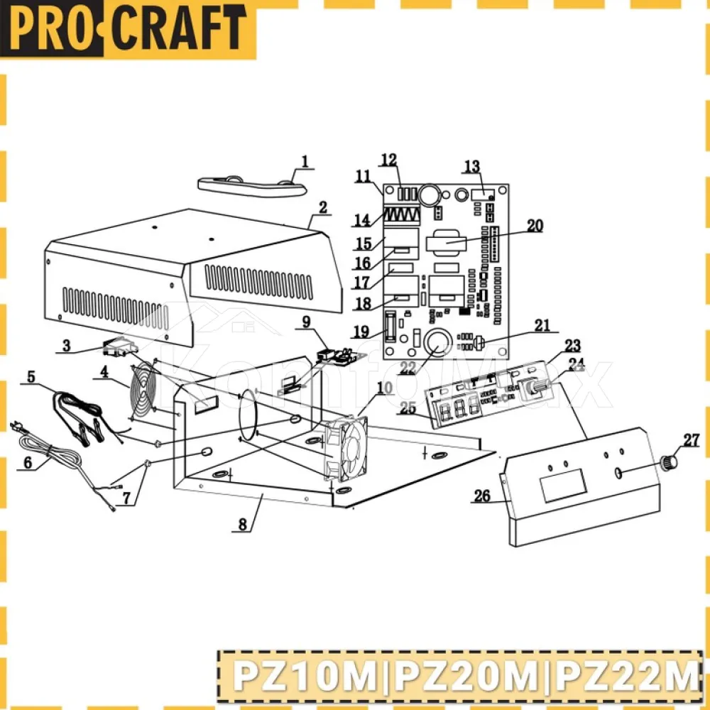 Інверторний зарядний пристрій Proсraft PZ10M  - фото 6