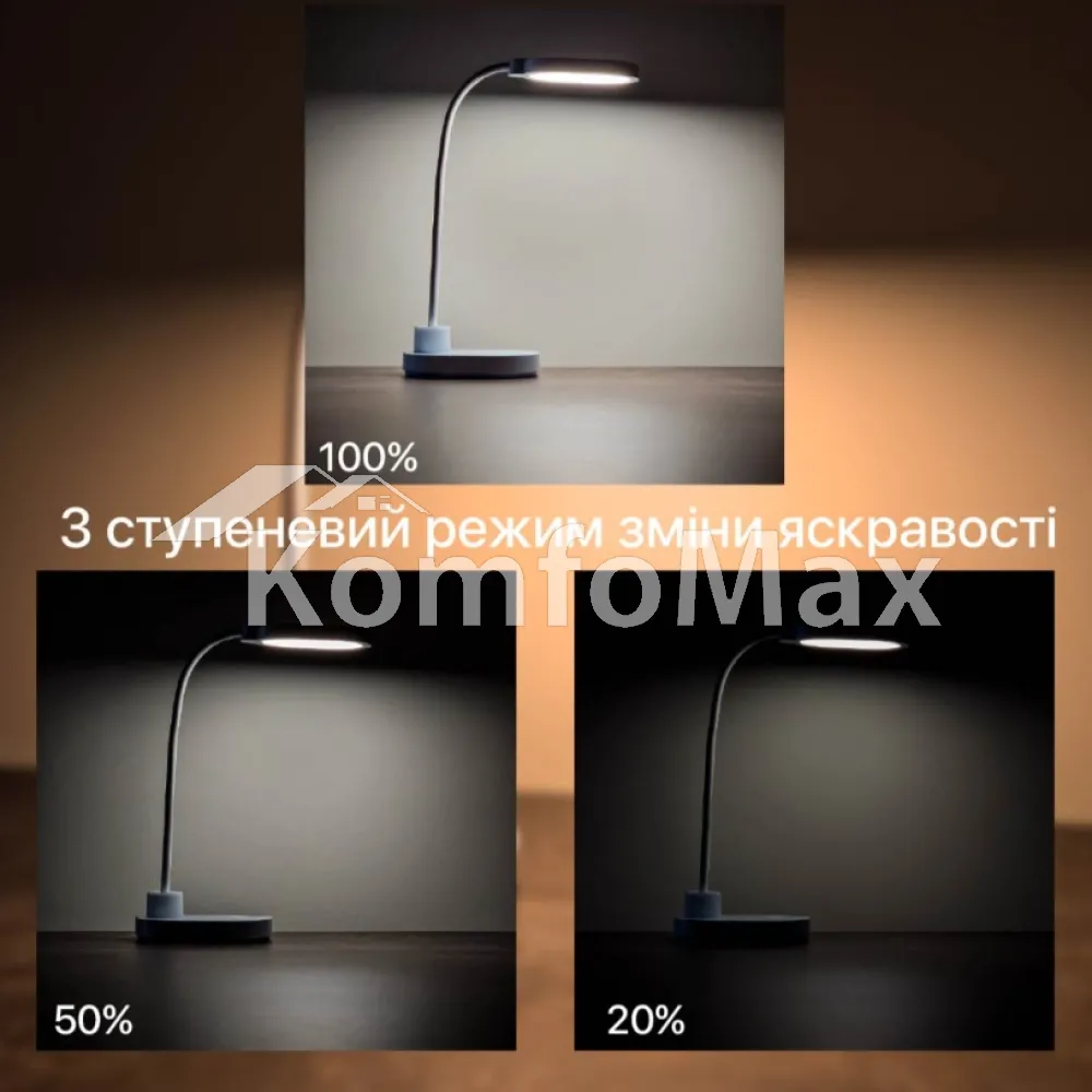 Настільна лампа акумуляторна Violux ASPEN 6W 300LM 4200K 540003 білий  - фото 3
