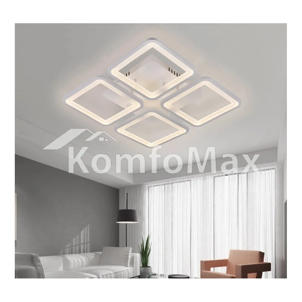 LED світильник Sirius 6086-4 WT 84W  - фото 2
