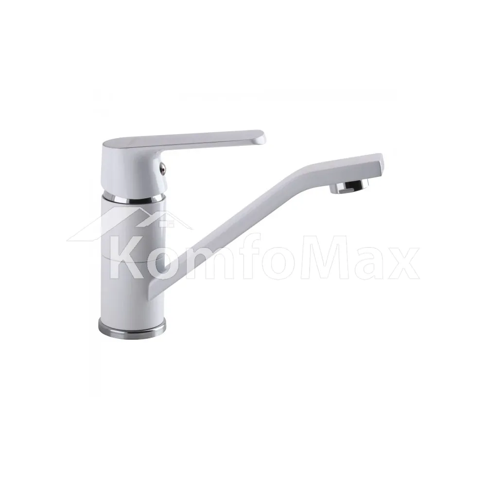 Змішувач для умивальника Globus Lux Laguna GLA-0203MQ-7-WHITE, латунь білий/хром  - фото 4
