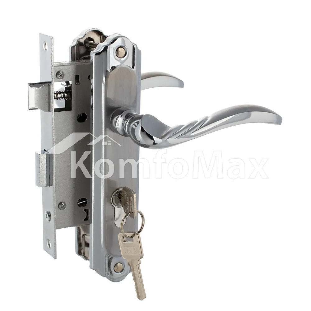Комплект замка FZB 15-190 58 SN/CP хром 