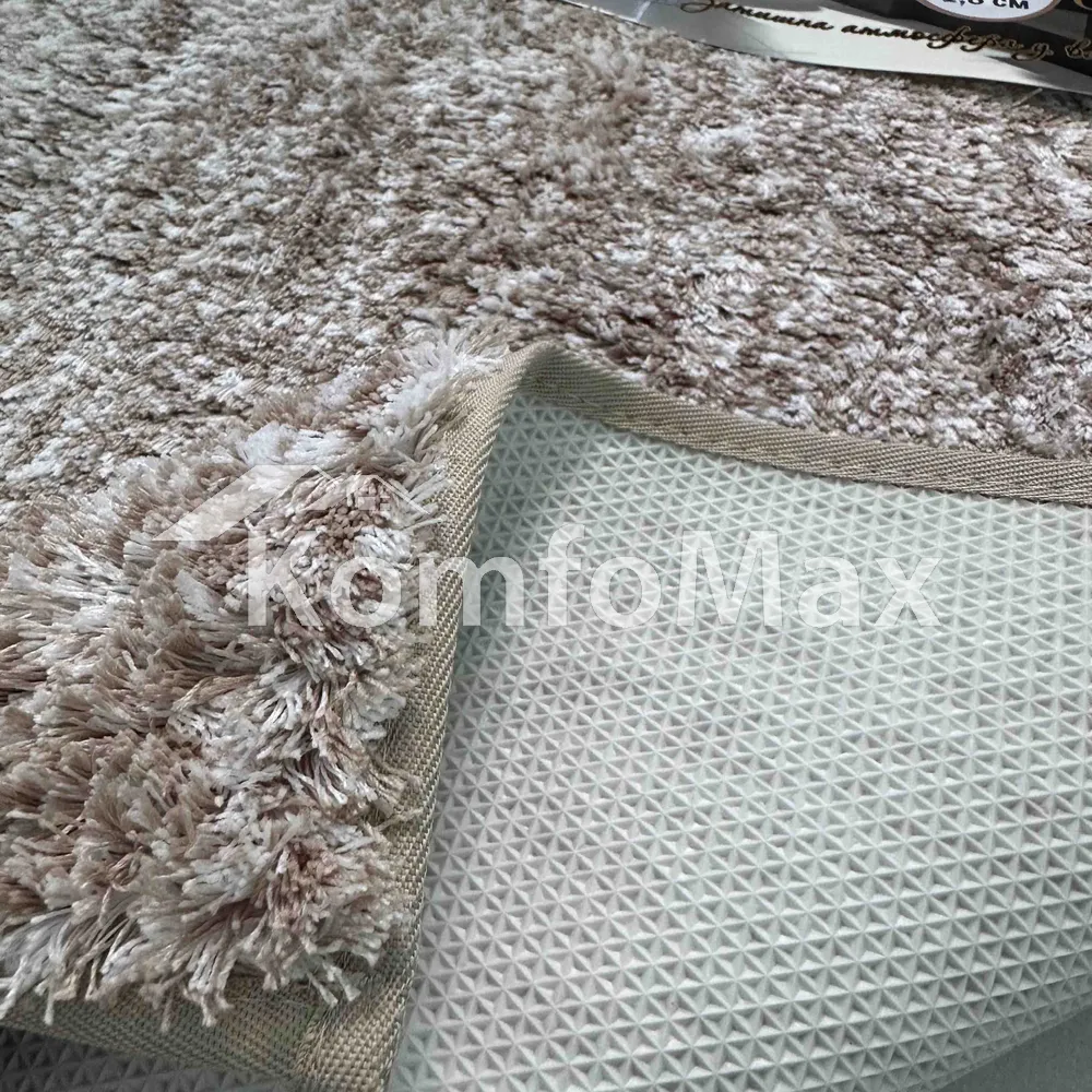Килимок для ванної кімнати DarianA Comfort 60х50см. бежевий  - фото 2