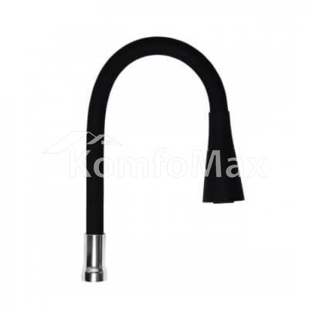 Гусак для змішувача гнучкий Wezer WKC-059- BLACK чорний 