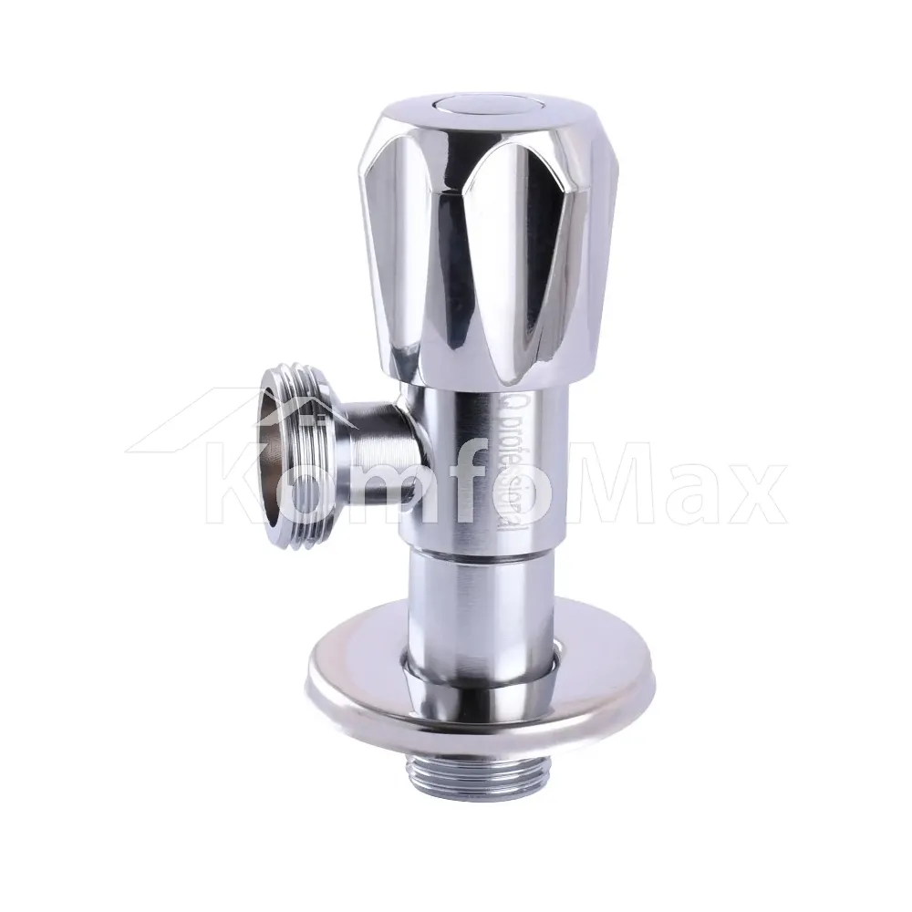 Кран вентильний кутовий Professional 1/2″X3/4″ NV-QP999  - фото 1