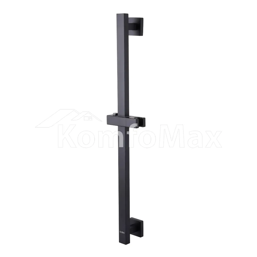 Душова стійка Globus Lux GLOBVS-1108BB SUS304 L-650мм. чорна матова 