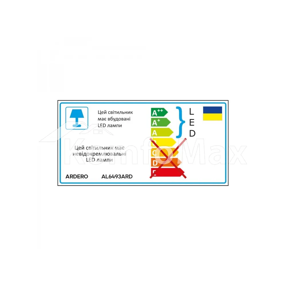 Світлодіодний світильник Ardero URBAN AL6493ARD 60Вт чорний  - фото 3