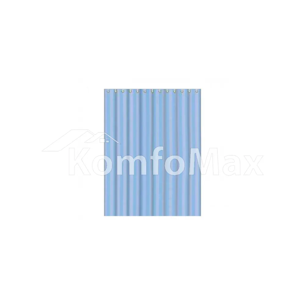 Шторка для ванної Frap F8603 180х180см блакитний 