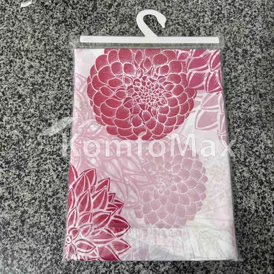 Шторка для ванної Shower curtain 180х180см Прінт рожевий