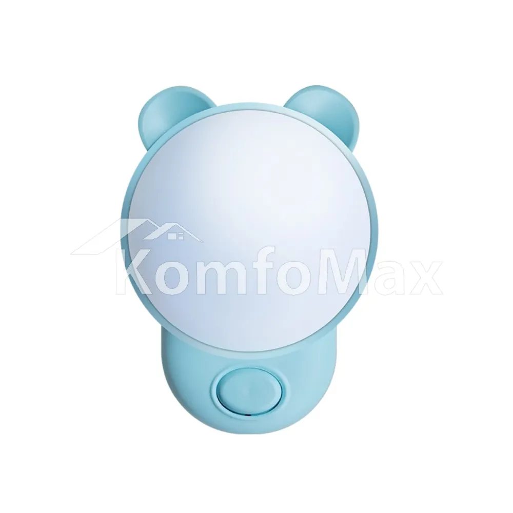 LED нічник VIOLUX TEDDY 1,2W з кнопкою 310104 блакитний 