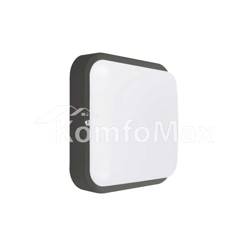LED світильник Violux ДББ POLO UA VIOLUX 12W 5000K IP54 243433 чорний 