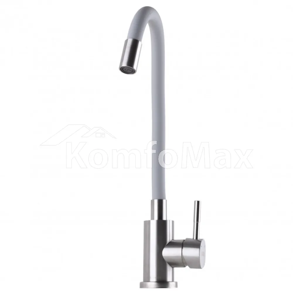 Змішувач для кухні Globus Lux ALPEN SBT1-203 SG, сірий  - фото 3
