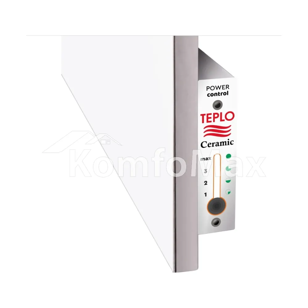 Електрична рушникосушарка TEPLOCeramic керамічна TCMT-T 400 903х603х17 білий  - фото 1