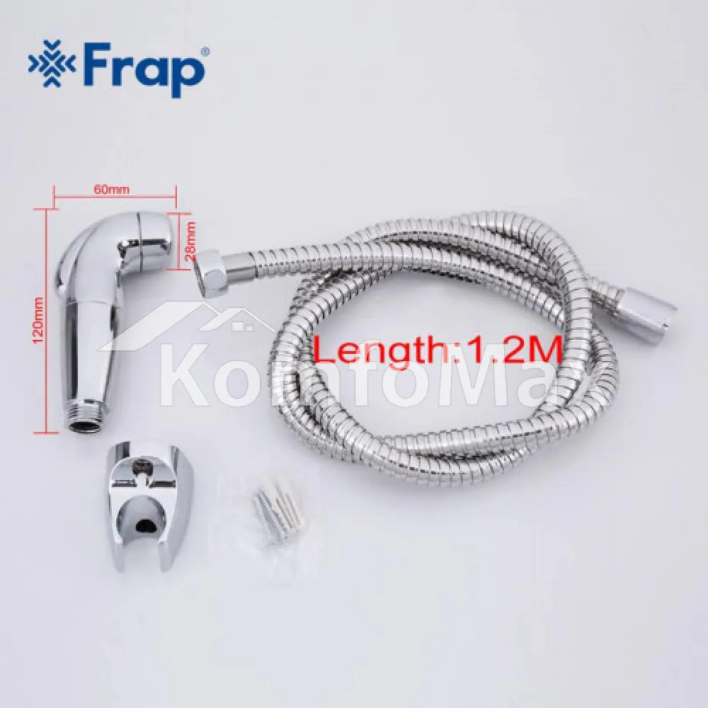 Гігієнічний набір Frap F27 (лійка, шланг, кронштейн)  - фото 5