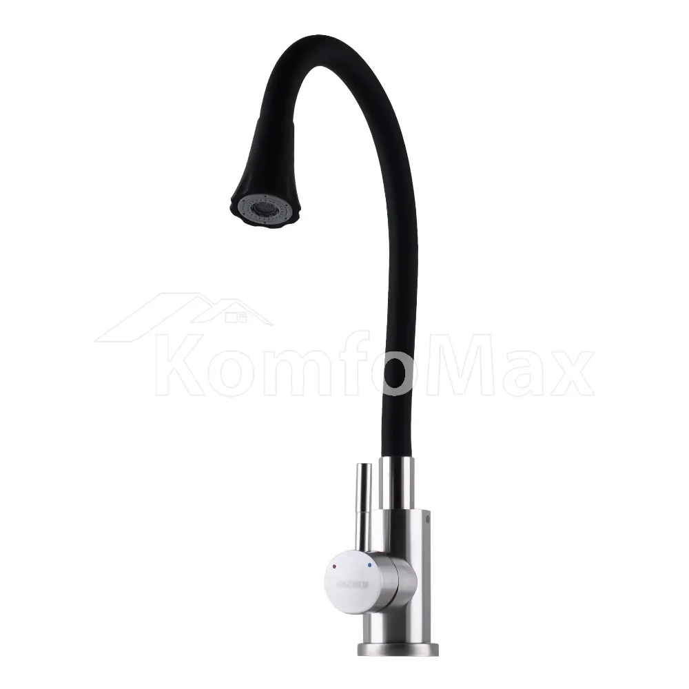 Змішувач для кухні Globus Lux ALPEN SBT1-203SA-B01, чорний  - фото 3
