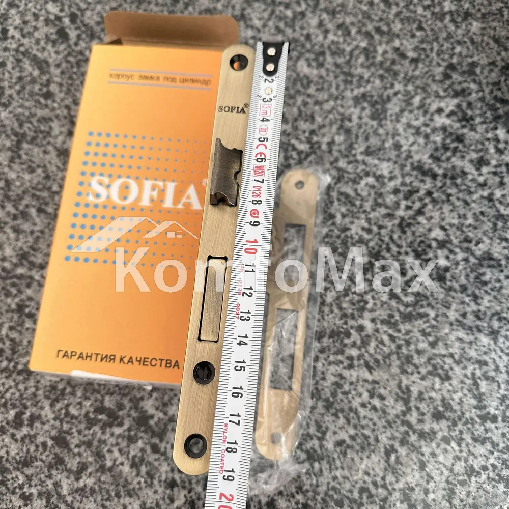 Замок врізний Sofia 10-21 AB бронза  - фото 4