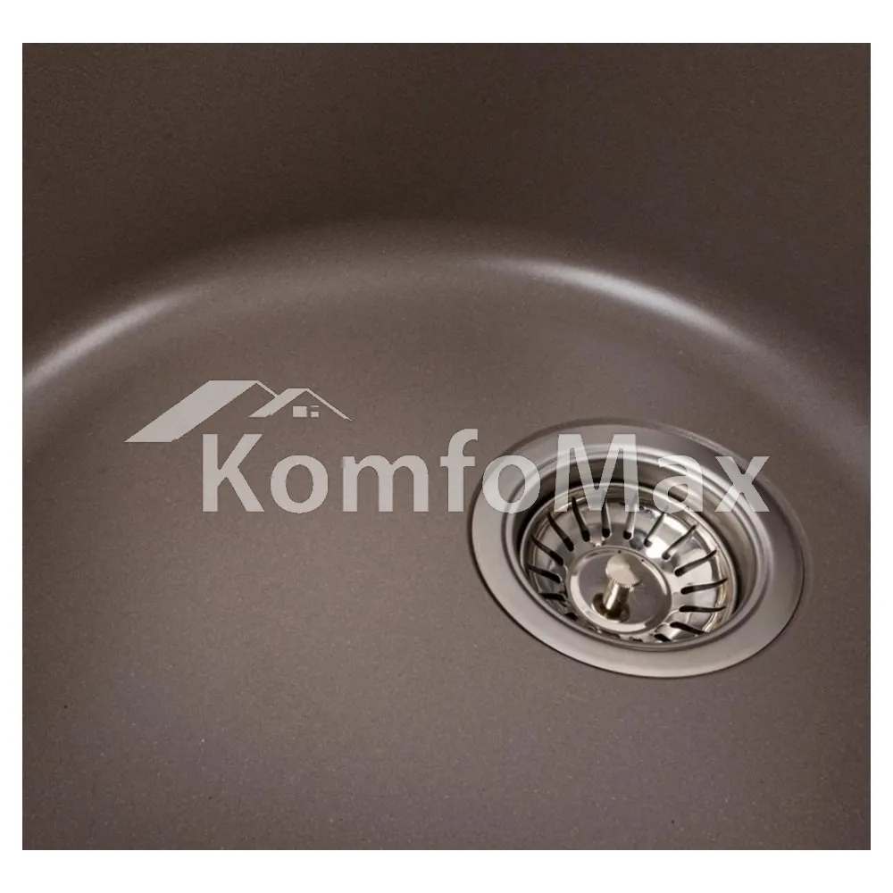 Гранітна мийка для кухні Platinum 7750 LIRA матова Дюна  - фото 4