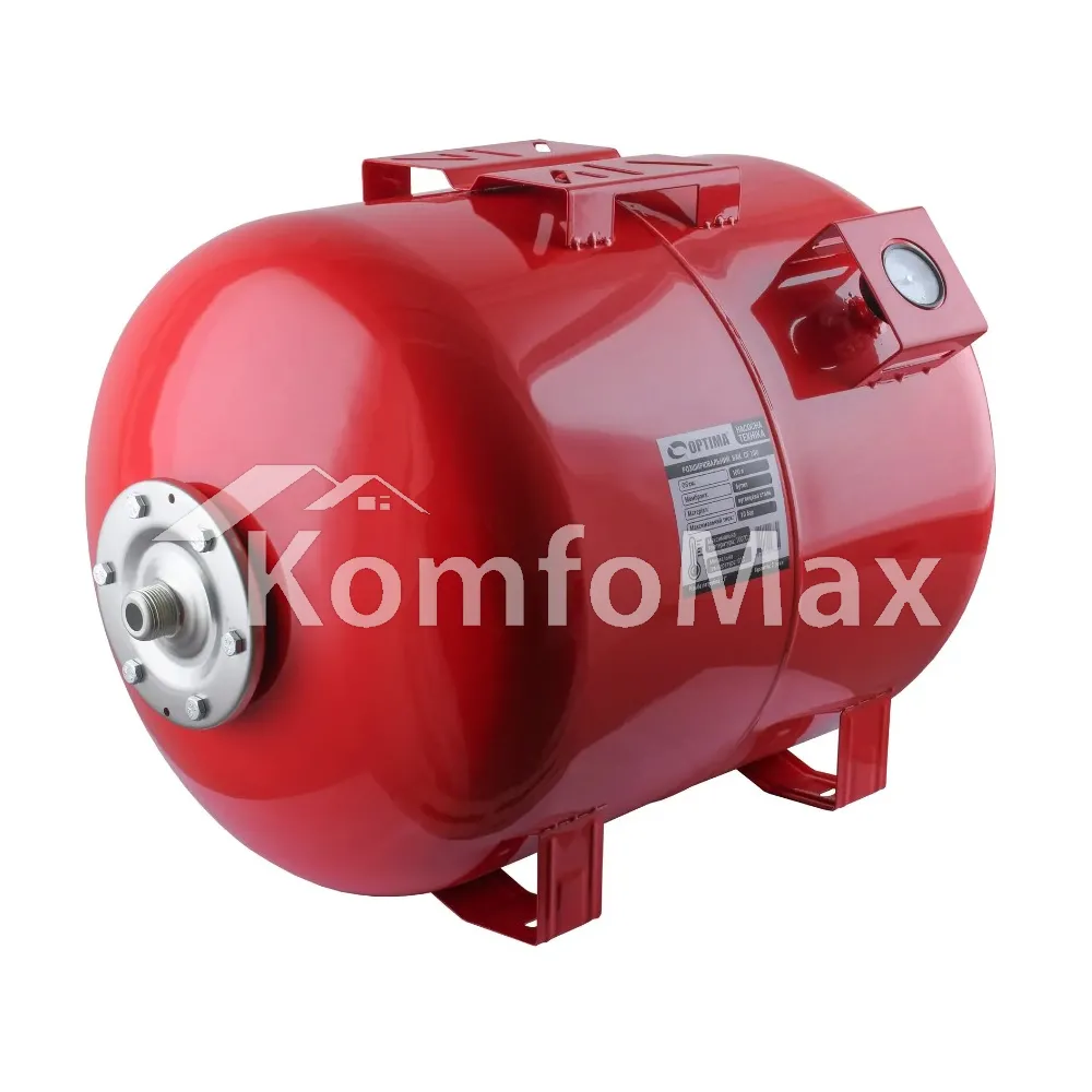 Гідроакумолятор Optima cal-pro з манометром 100л. 
