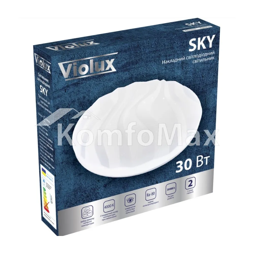 LED світильник VIOLUX smart SKY круг 30W 3000-6000K IP20 210103  - фото 6