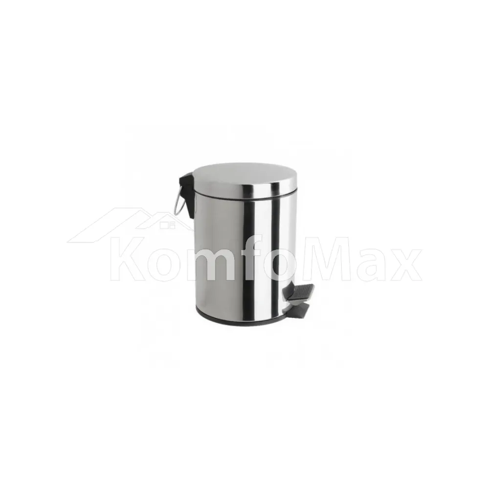 Відро для сміття з педаллю Frap F702 5л. хром 