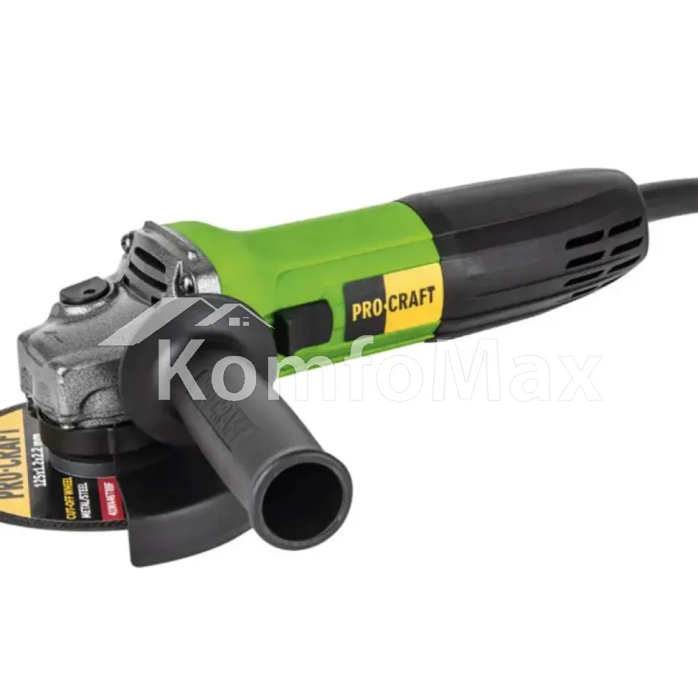 Кутова шліфувальна машинка (Болгарка) ProCraft PW1100 125мм 