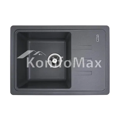 Гранітна мийка для кухні Platinum 6243 LIANA матова Сірий мусон