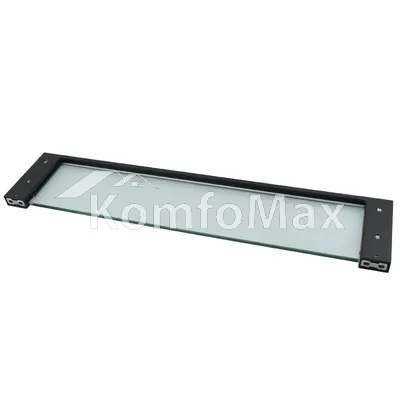 Полиця пляма скляна VENTA V163B 575х120х22мм чорний