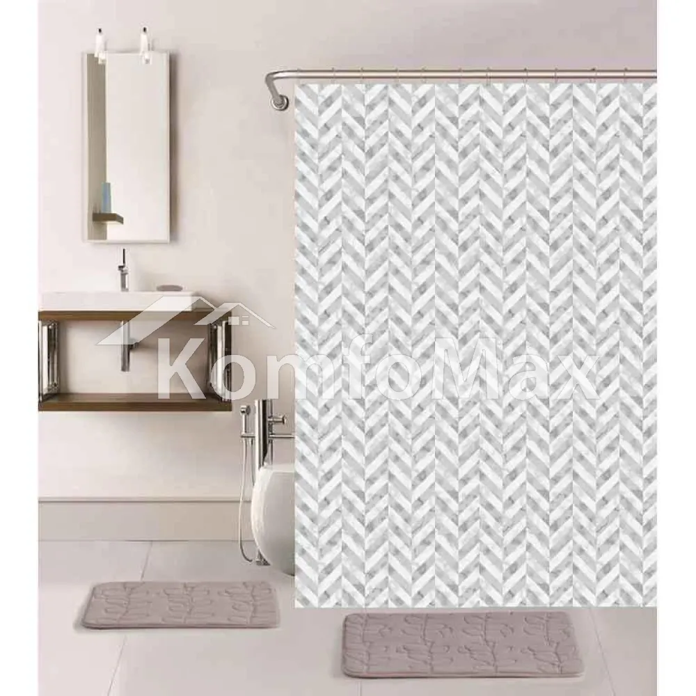 Шторка для ванної Dariana XRQ-RP-554 180х180см 