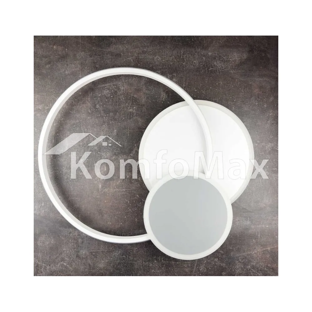 LED світильник VIOLUX smart SPINER круг 100W 3000-5000K IP20 220525 білий  - фото 9