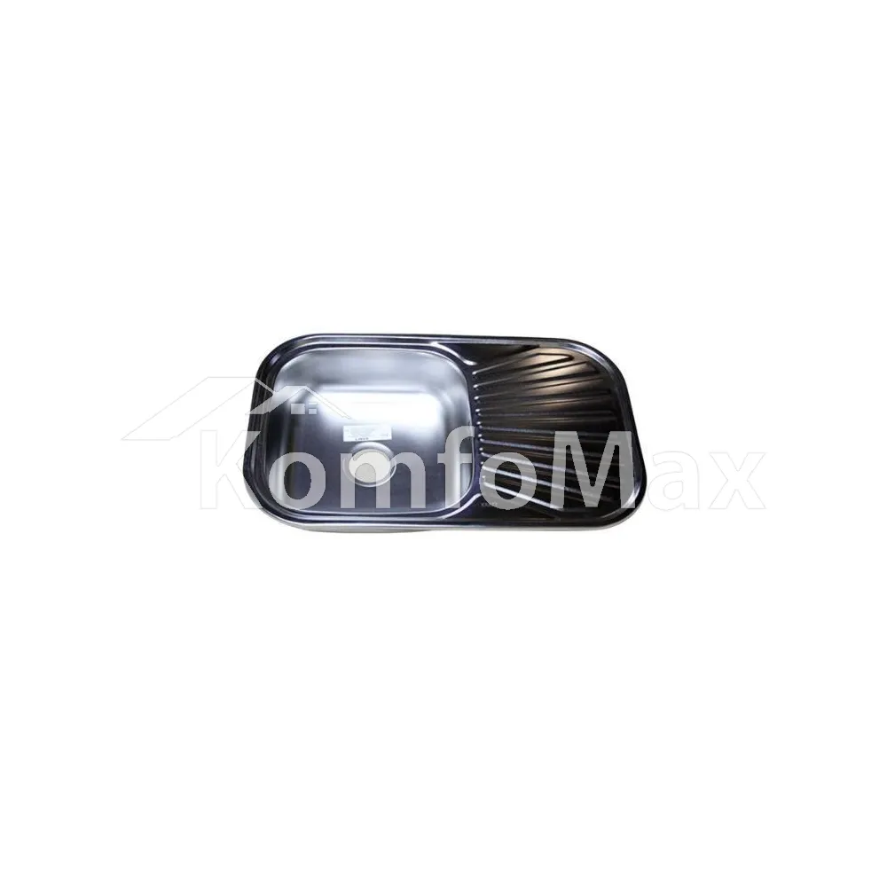 Мийка кухонна врізна Kraft KR 7848 E 0,8мм. 780х480х180мм. Satin  - фото 1