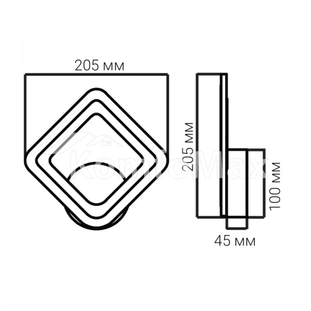 Світлодіодний накладний світильник Ardero RAIN AL6441ARD 10Вт білий  - фото 6