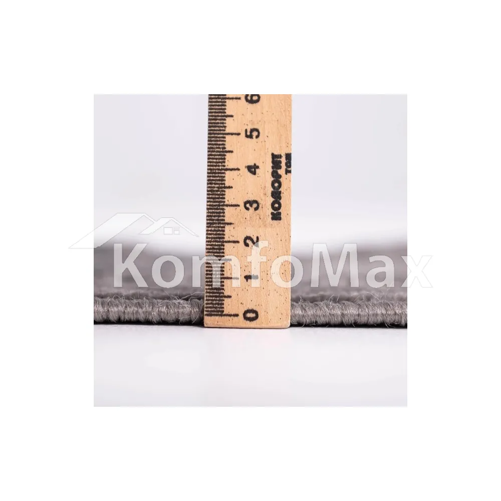 Набір килимків для ванної кімнати DarianA ECONOM, 50х80+50х40см. листя, темно сірий  - фото 4