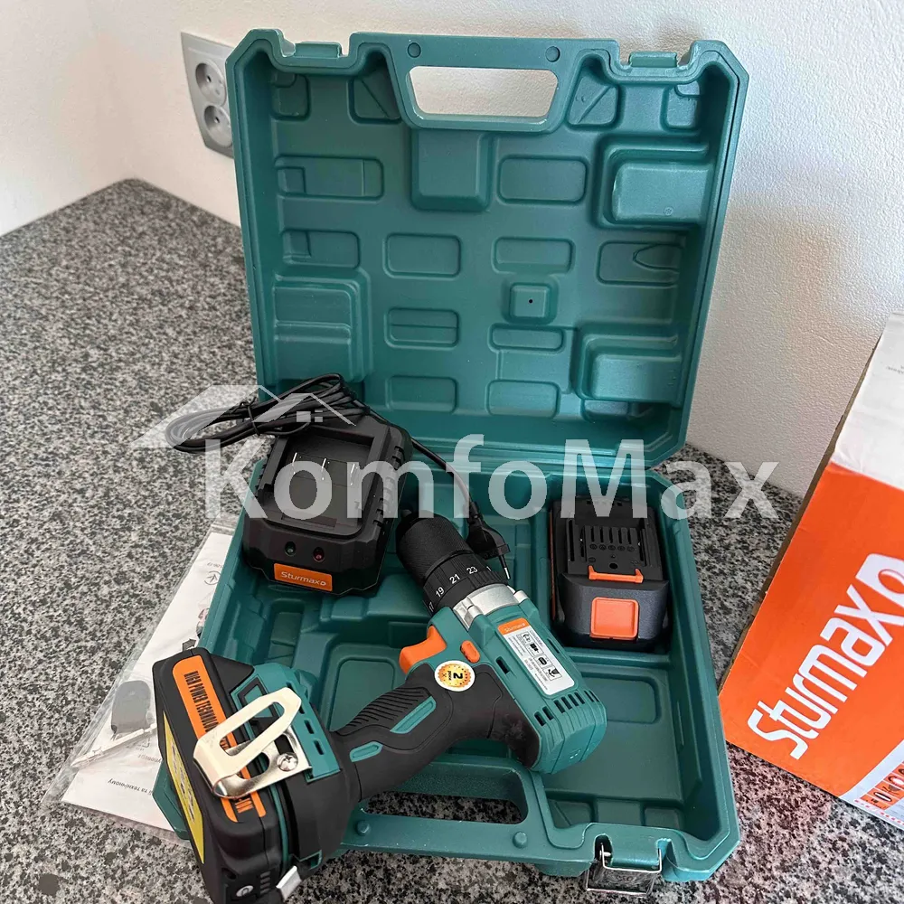 Шуруповерт акумоляторний ударний Sturmax CDM3220BLI 20В. безщітковий двигун  - фото 3