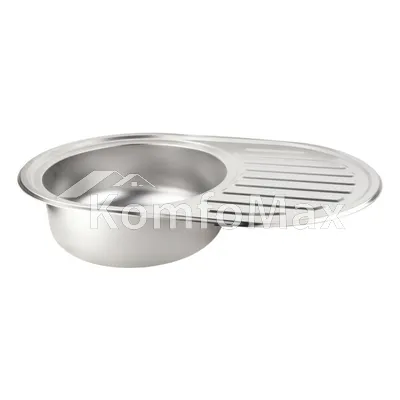 Мийка кухонна врізна Kraft KR 7750 D 0,8мм. 770х500х180мм. Decor