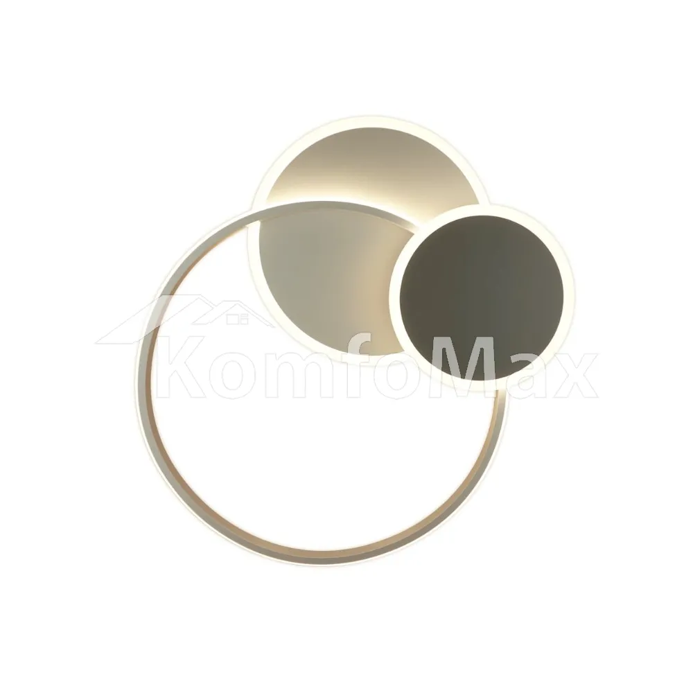 LED світильник VIOLUX smart TRIO круг 80W 3000-5000K IP20 220365  - фото 3